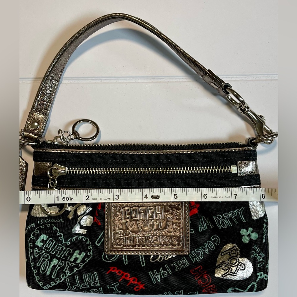 Y2K VINTAGE COACH POPPY wristlet 
EXCELLENT CONDITION - Picture 5 of 9
